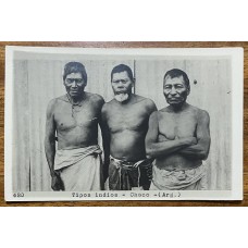 ABORIGENES INDIOS DEL CHACO  ANTIGUA TARJETA POSTAL INDIGENAS